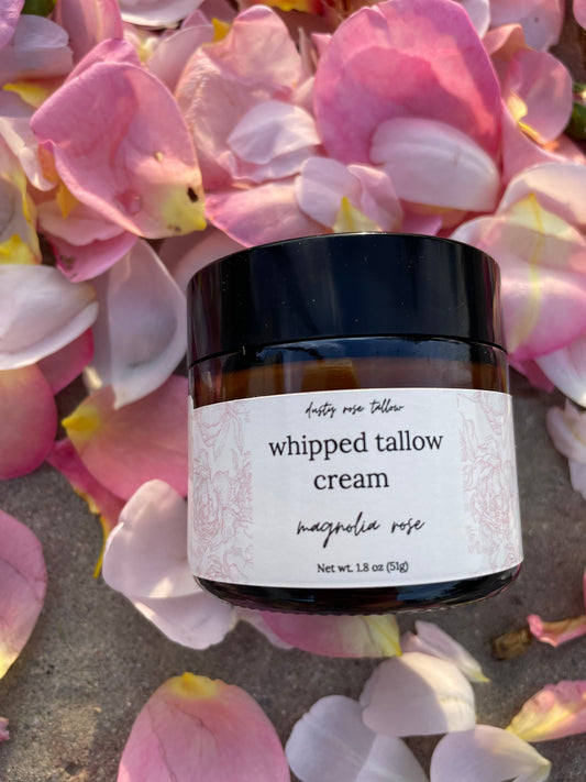 Magnolia rose whipped tallow cream