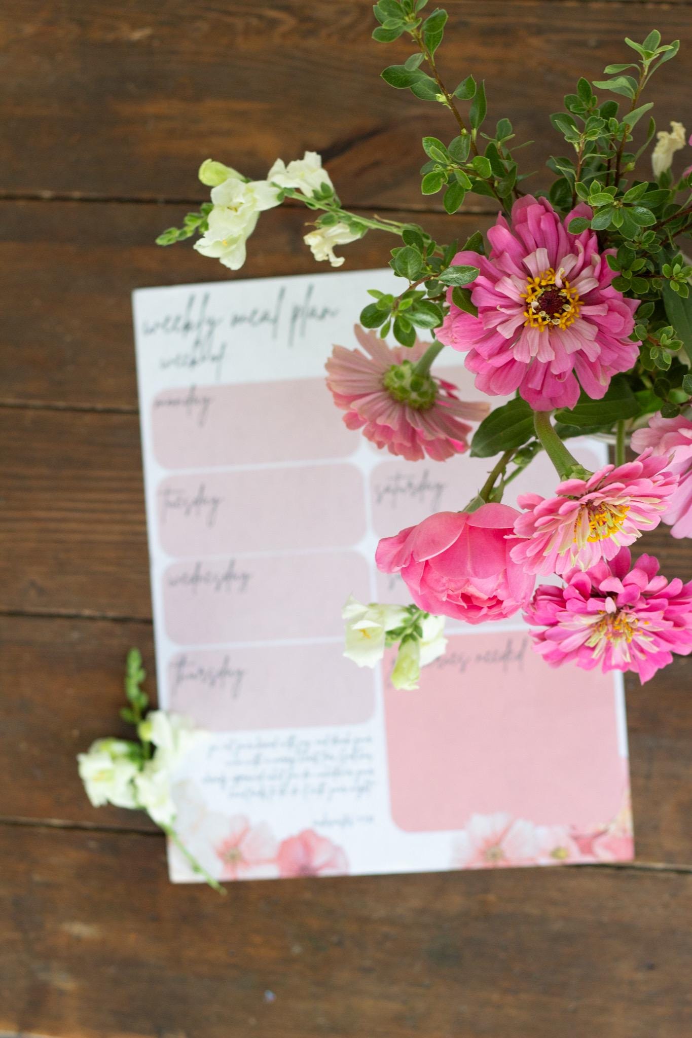 Weekly meal planner